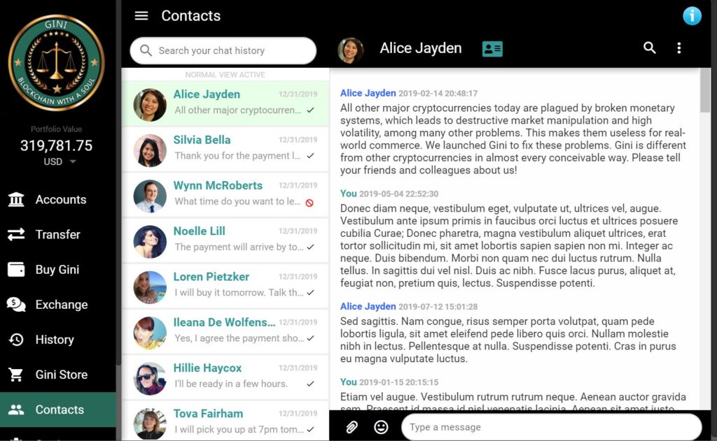 gini-contacts-chat-screen
